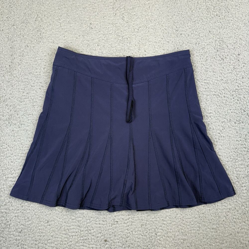 Athleta Women’s Skort Blue Wear About Pleated Pull On Athletic Sz 6 Style 964574